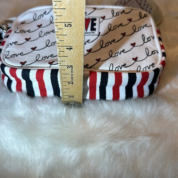 NWT Brighton red white and blue love letter crossbody - Picture 5 of 9